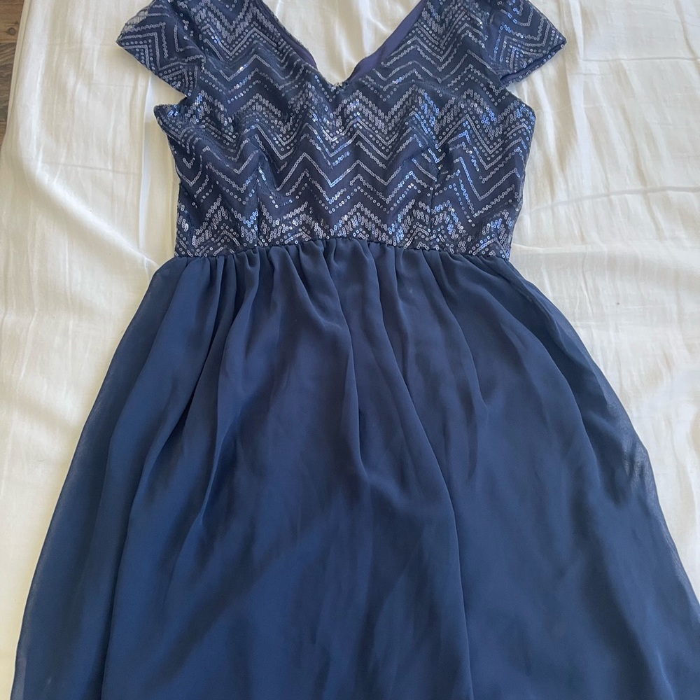Blue dress